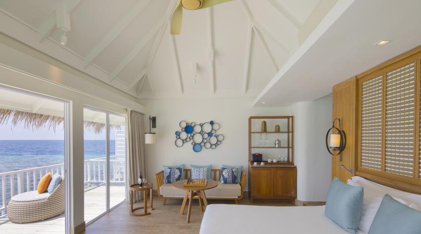 Family Overwater Villa With Kids Bedroom